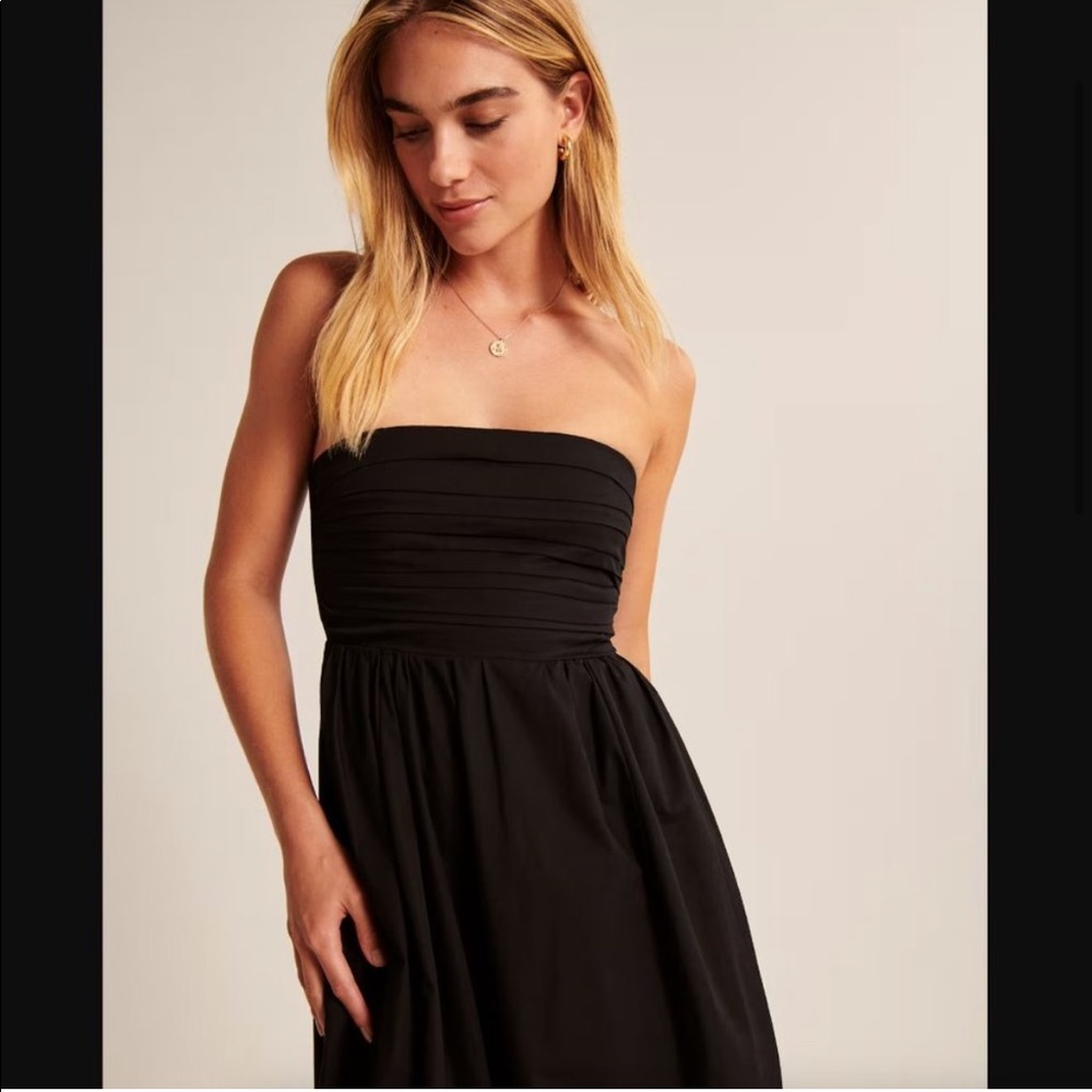 Abercrombie Emerson poplin midi dress NWT size M